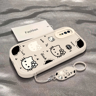 适用于vivoZ5手机壳vivoZ5i新款v1921a全包防摔保护套Z5x男女款vivoZ6小清新vivi镂空黑白猫猫ins风的外壳