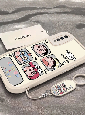 四宫格小新适用于iQOONeo手机壳iQOONeo3新款Neo855竞速版全包防摔V1914A保护套男女款iqooNEO可爱专用外壳