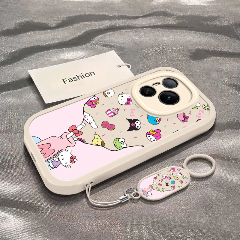 牛奶瓶凯蒂猫适用荣耀Power手机壳华为power新款DVD-AN00全包防摔保护套HONOR可爱男女款小众卡通ins风外壳