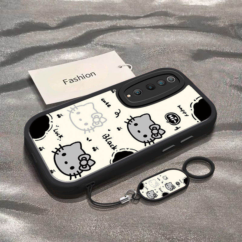 适用于小米10手机壳小米10Pro新款全包防摔保护套Xiaomi10S男女款青春至尊版小清新黑白凯蒂猫头por专用外壳