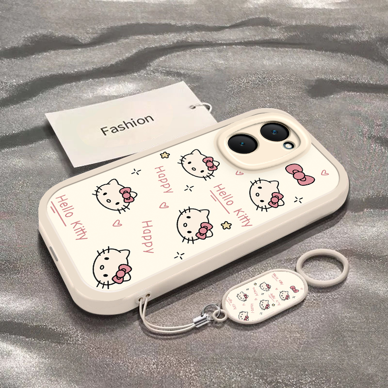 适用于vivoY37手机壳vivoY37Pro新款V2357A全包防摔VIVO保护套5G男女款vivi小清新彩色凯蒂猫头Y37m专用外壳