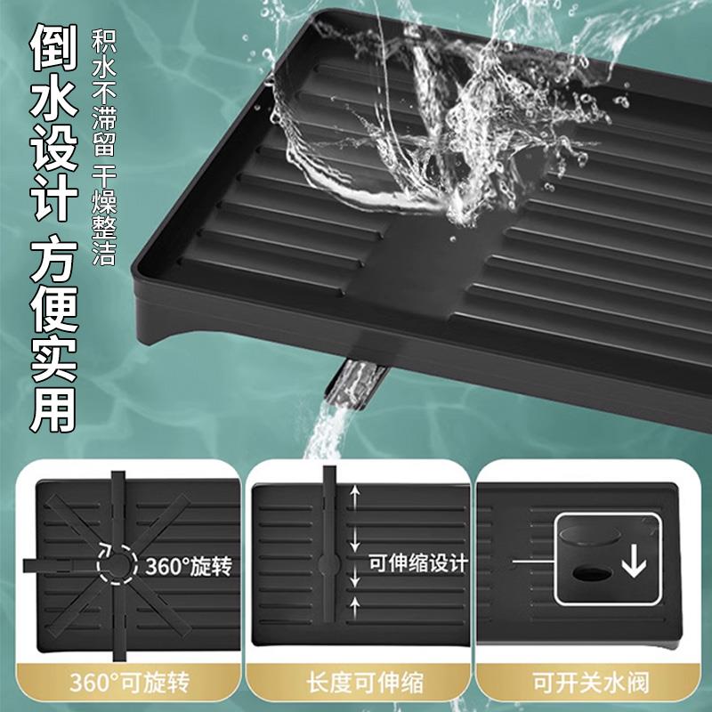 碗盘沥水架家用碗碟收纳架子台面碗筷收纳盒厨房置物架多功能碗架