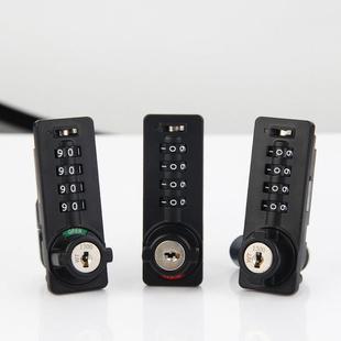 9532密码柜子锁办公桌三联锁抽屉储物铁皮文件柜更衣柜拔号密码锁