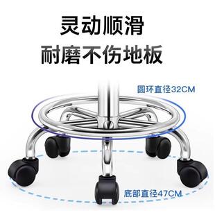 吧台现代简约酒吧凳子实验室升降旋转圆凳车间工作靠背椅流水线凳