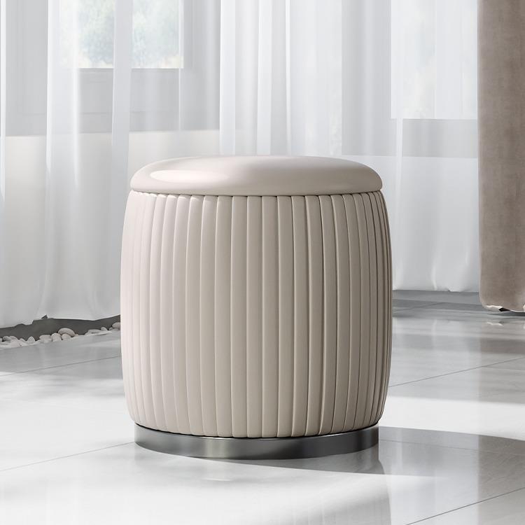 凳子家用时尚创意小椅子小圆凳矮凳网红客厅儿童皮凳木坐墩小凳子