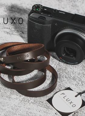 相机背带真皮肩带卡片机拍立得适用于索尼黑卡RX100理光GR佳能G7X