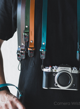 相机肩带腕带pd背带快拆定制复古牛皮适用于富士索尼徕卡leica