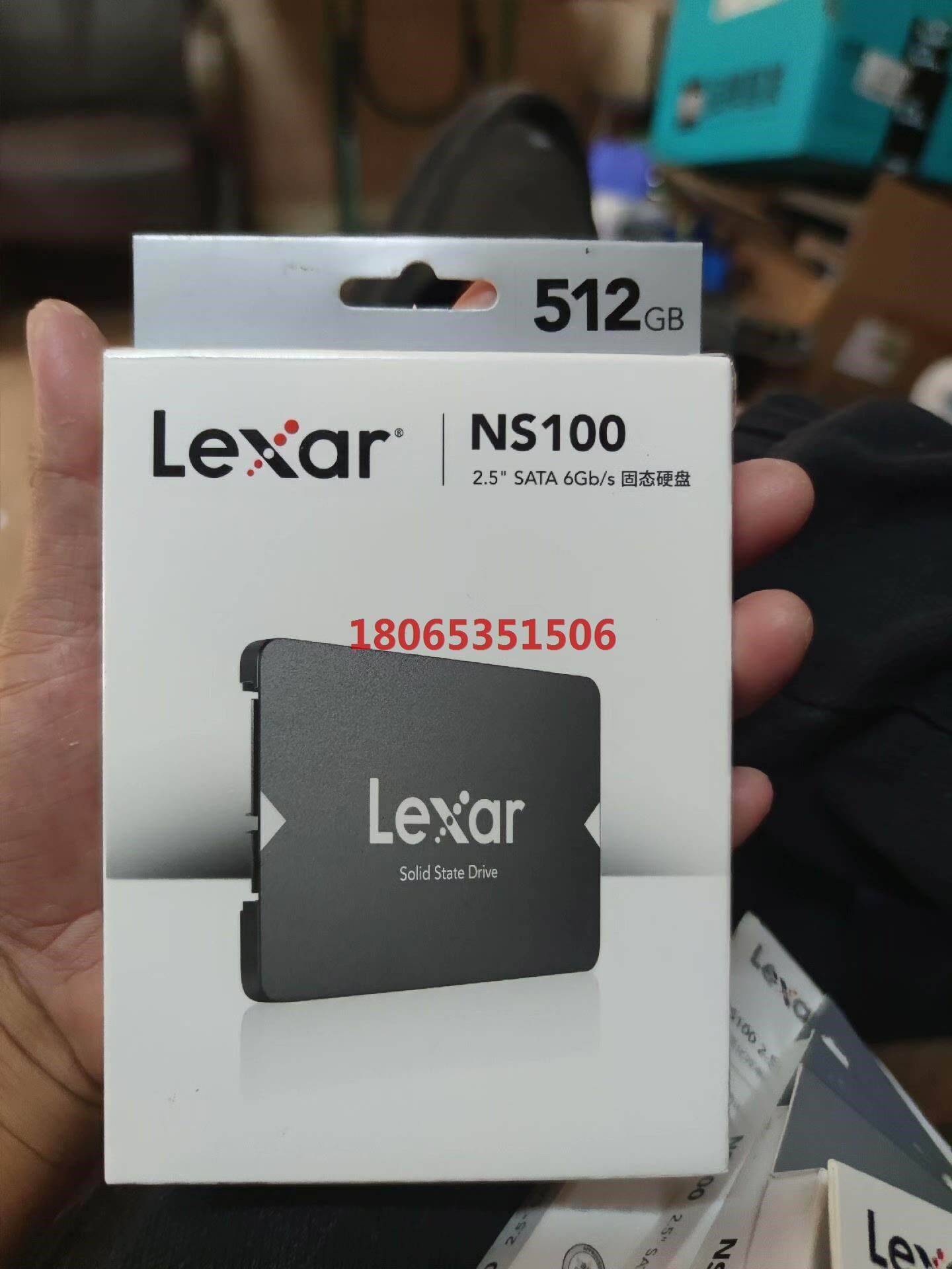 全新雷克沙lexar ns100 512g sata 2.