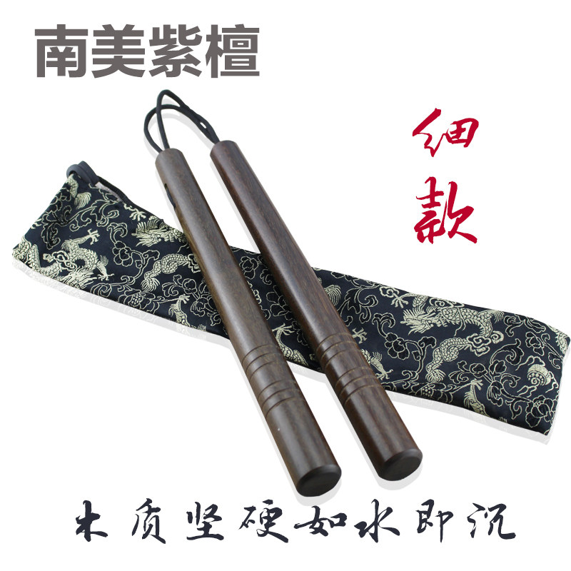 Ebony South America Rosewood Nunchakus wood Bruce Lee Two sticks actual combat Practice Rope solid wood Nunchakuin the Sports/Yoga/Fitness/Fans supplies , Taekwondo/Wushu/Fight , Nunchaku  category - from Buy2taobao.com to provide professional Taobao agent buy service