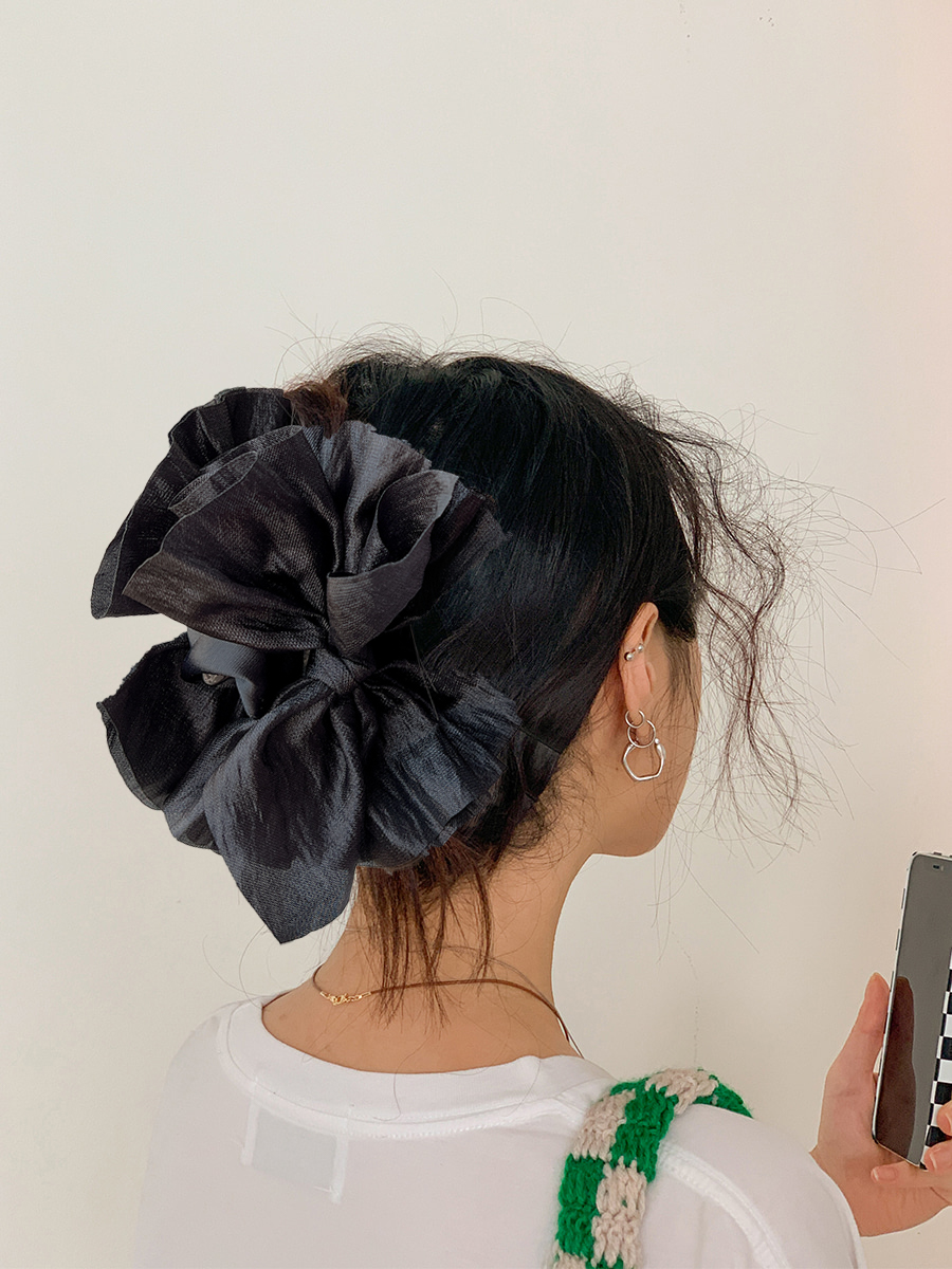 韩国抓夹超大蝴蝶结百搭