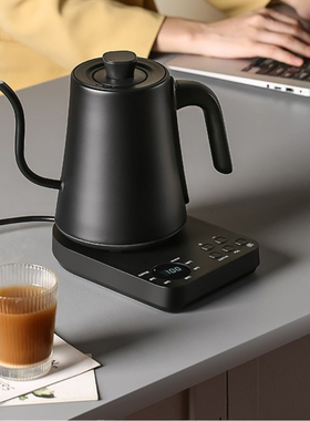 跨境智能恒温电水壶 220V110V手冲咖啡壶鹅颈壶Gooseneck Kettle