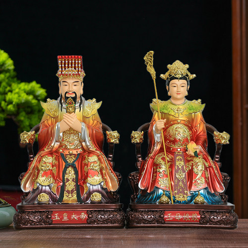 玉帝王母16寸树脂玉皇大帝