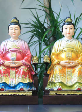 金花银花教主供奉摆件树脂