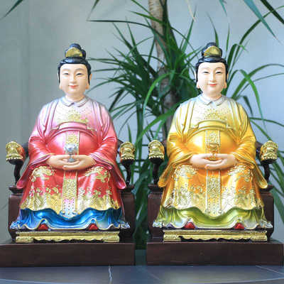 金花银花教主供奉摆件树脂