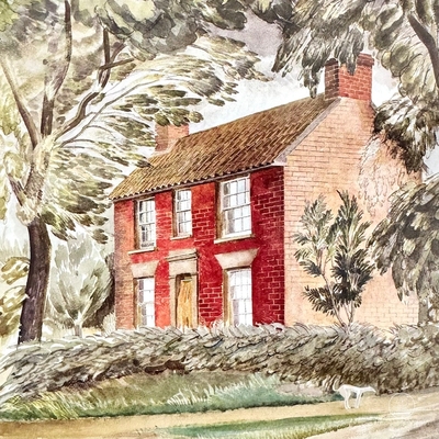 「SHUNA」感受宁静自然之美 英国原版怀旧乡间风景画复古贺卡