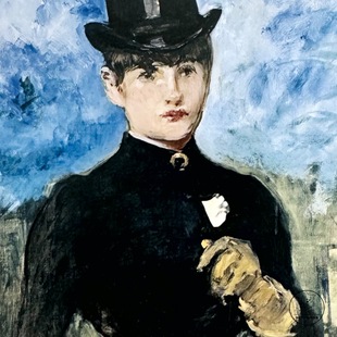 世界名画原版 法国印象派先驱马奈 明信片 午餐 「SHUNA」草地上