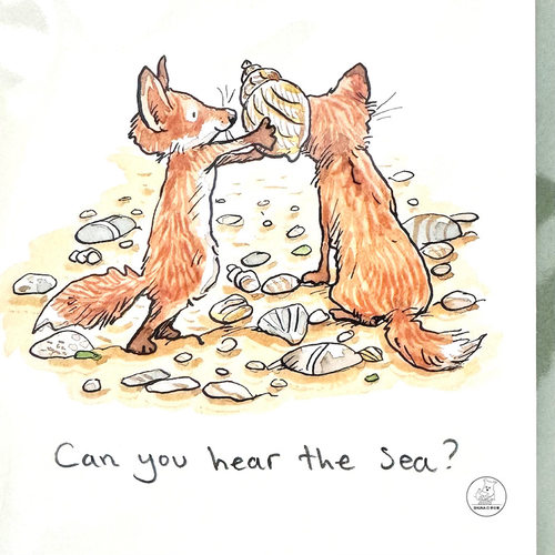 SHUNA英国TBM原版贺卡插画圣诞5