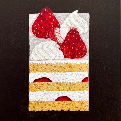 美食蛋糕明信片Touch&Flow插画