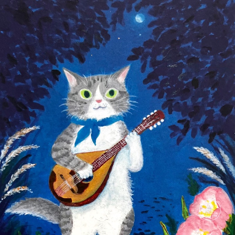 SHUNA片冈麻美小猫日本明信片