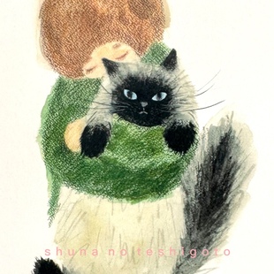 「SHUNA」如果世界是4条腿 小猫咪插画明信片 4legs日本原版