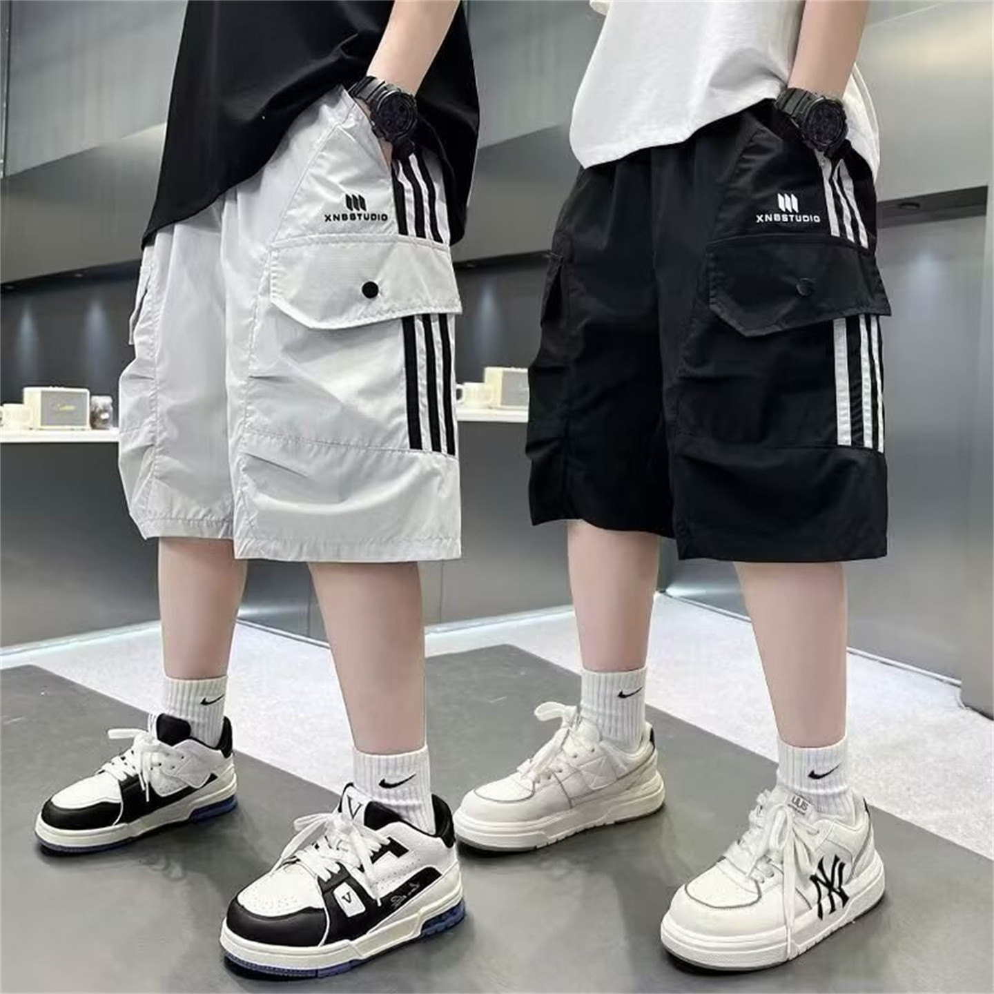 男童短裤夏季薄款2026新款儿童运动五分裤男孩酷帅夏装裤子中裤潮