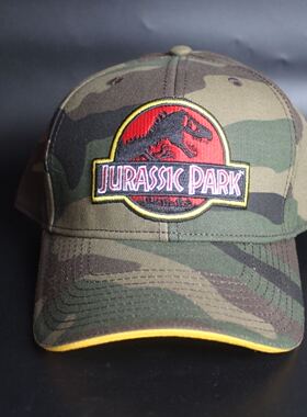 snapback 侏罗纪公园2 JURASSK PARK 棒球帽 黑色 嘻哈帽