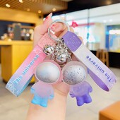 星际飞船宇航员网红钥匙扣创意小礼品汽车钥匙链可爱书包挂件公仔