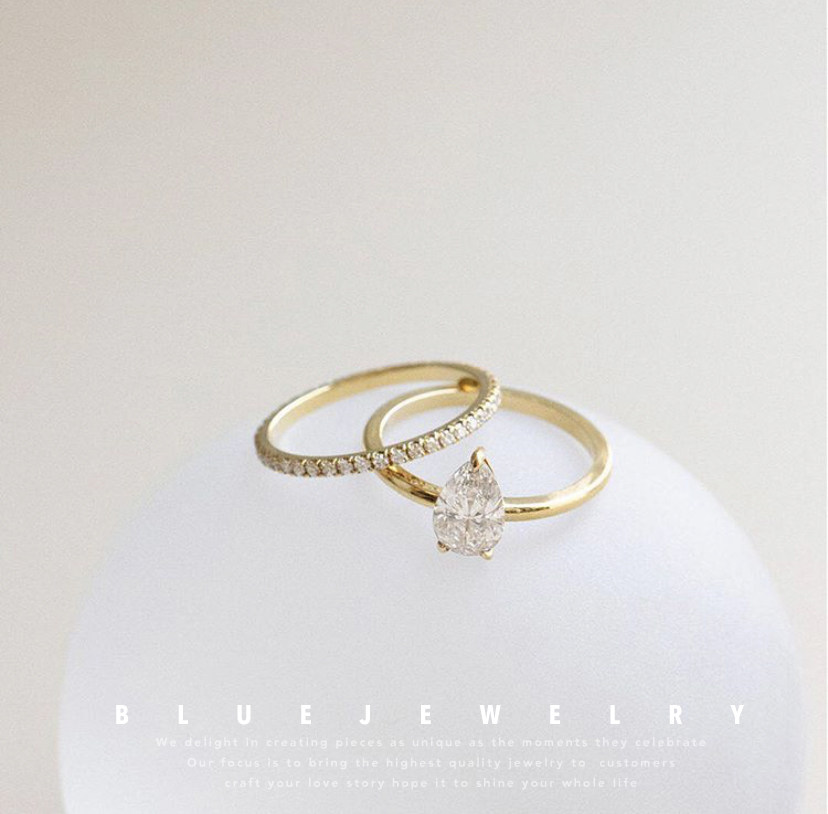 藍色珠寶水滴鑽石婚戒GIA鑽石裸石定制30分50分1克拉珠寶定制在類目 珠寶/鑽石/翡翠/黃金, 鑽石首飾（新）, 手飾中 - 來自Buy2taobao.com提供專業的淘寶代購服務