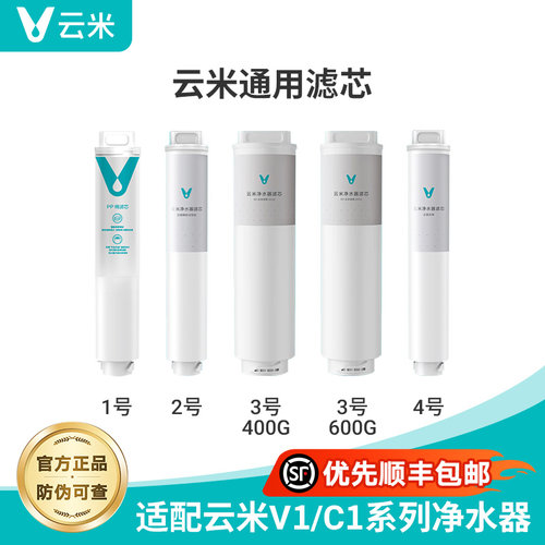 云米滤芯适用小米净水器400G600G