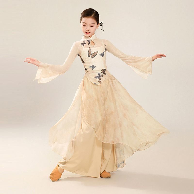 儿童古典舞蹈演出服摆裙