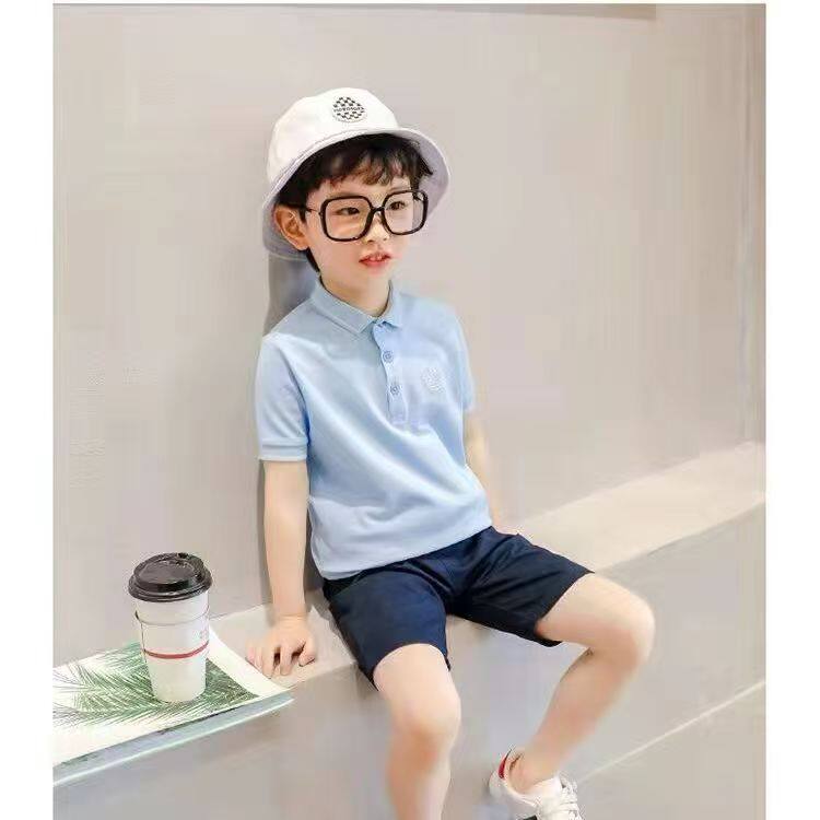 儿童短袖polo衫夏装t恤学