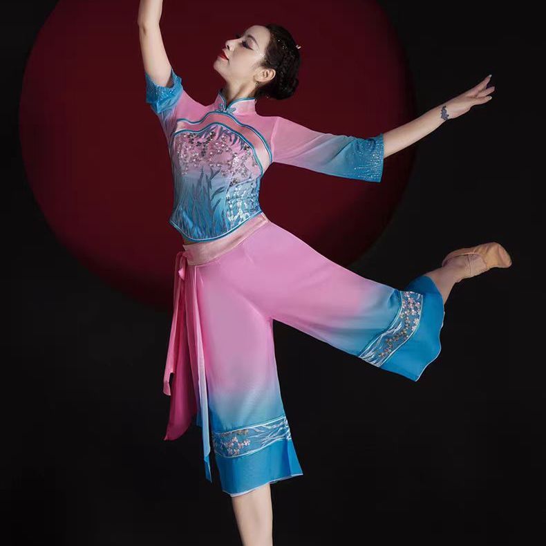 古典舞蹈服装演出服女飘