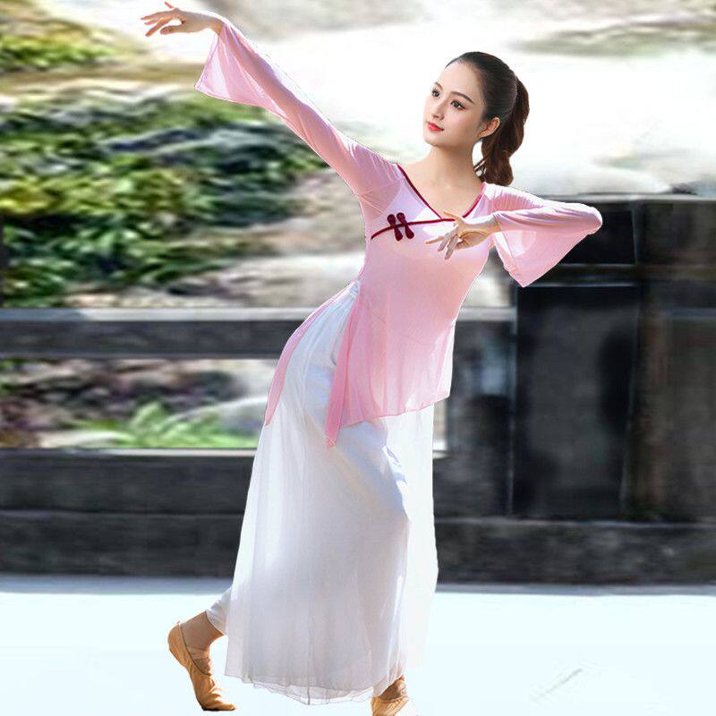 古典舞练功服女身韵舞蹈