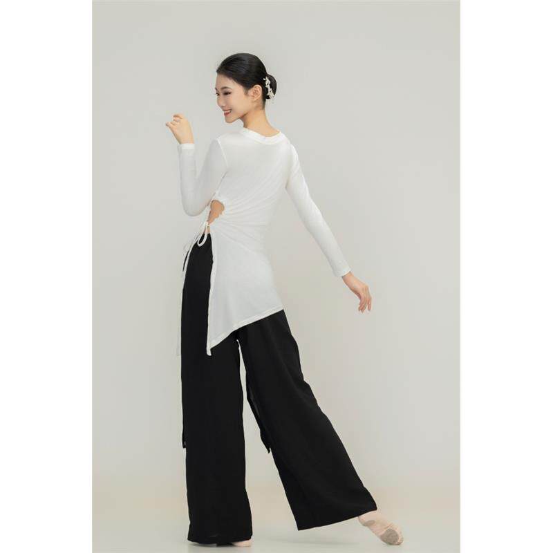 现代舞练功服女上衣长袖