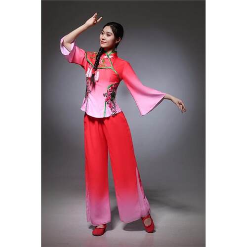 秧歌陕北新款服装古典舞