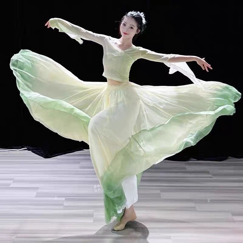 古典舞蹈服女古风大摆裙