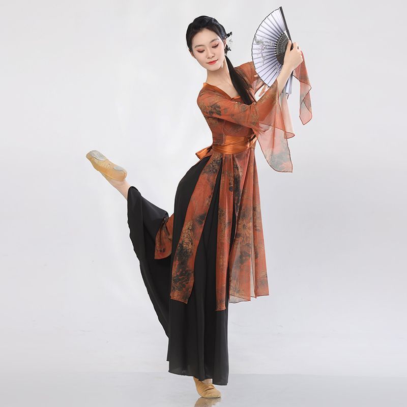 古典舞演出服中国风复古