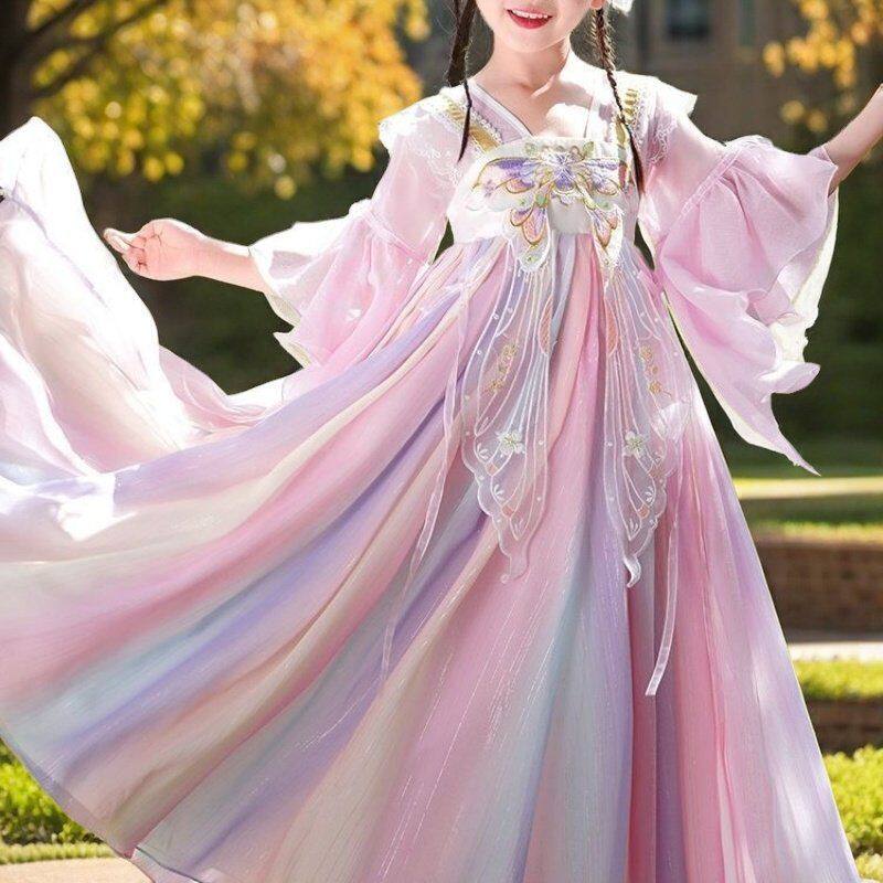 汉服女童夏清仓新款襦裙