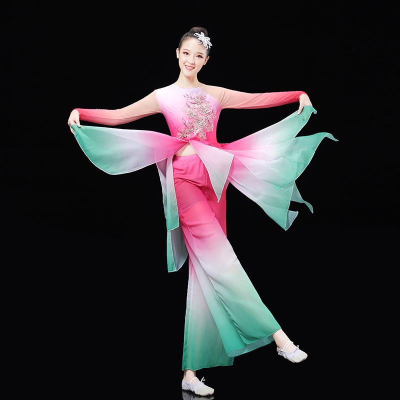 新款秧歌演出服手绢中国