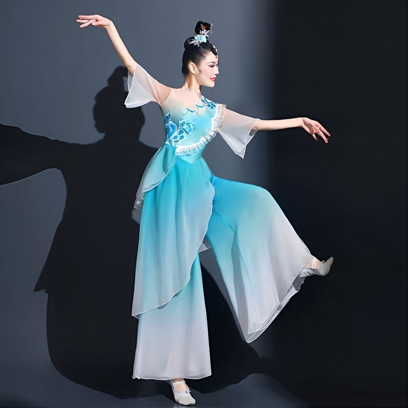 古典舞演出服女飘逸中国
