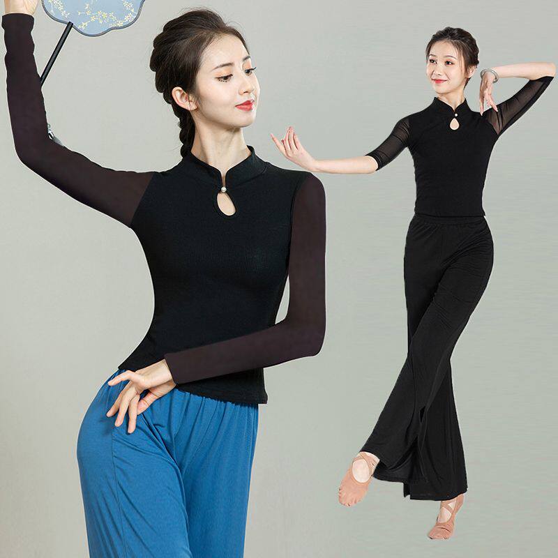 新款古典舞旗袍舞蹈服女