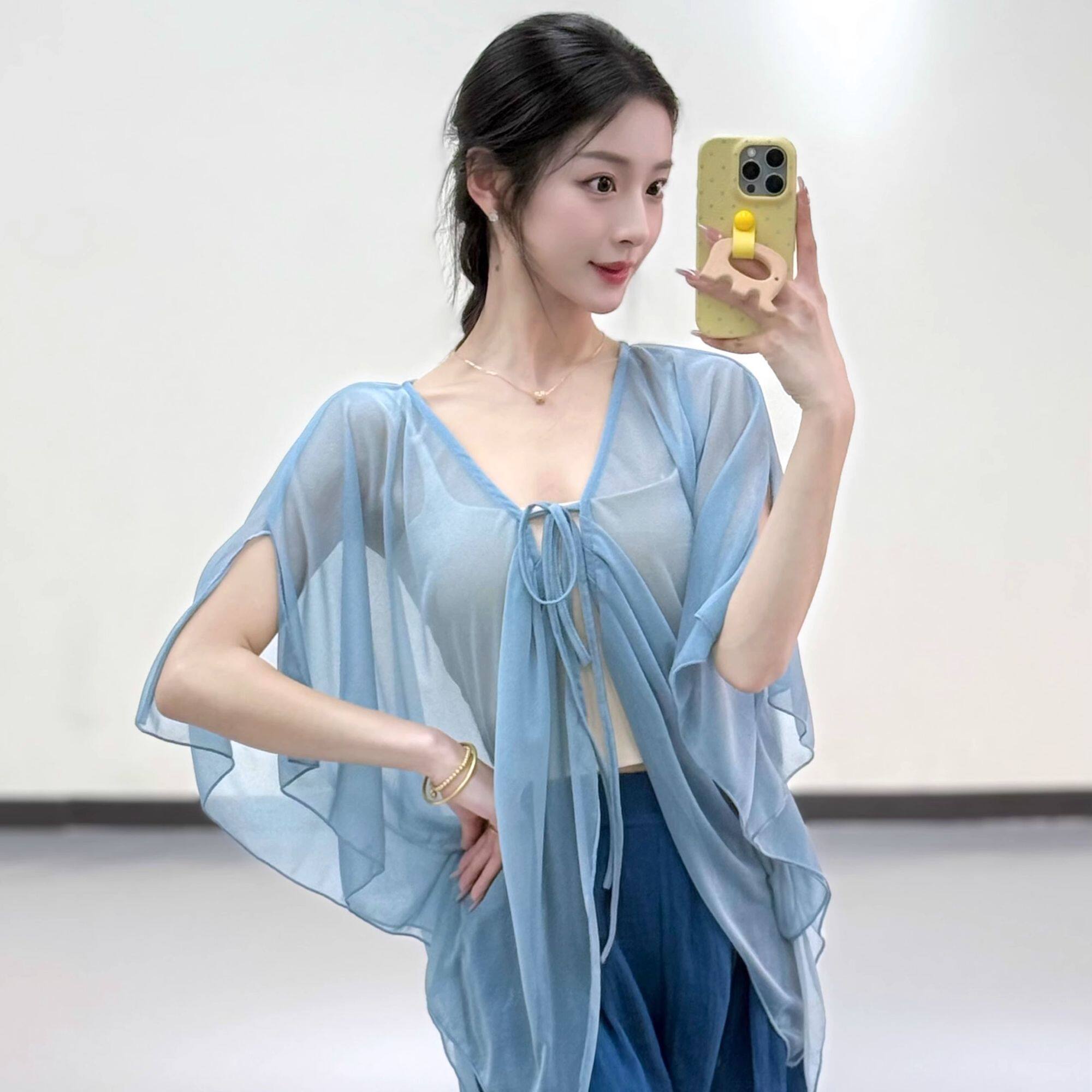 古典舞纱衣舞蹈服女蝙蝠