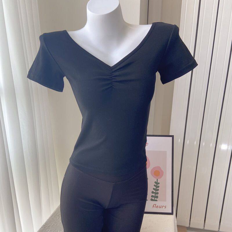 舞蹈服女练功芭蕾形体短