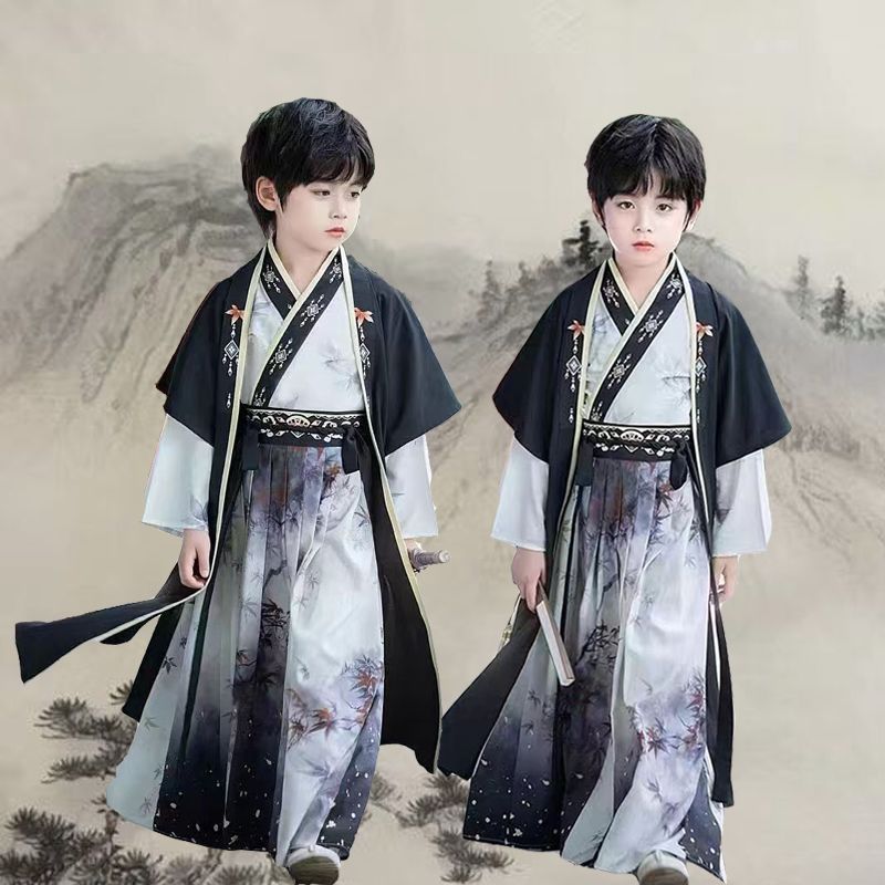 男童汉服春秋古装唐装儿