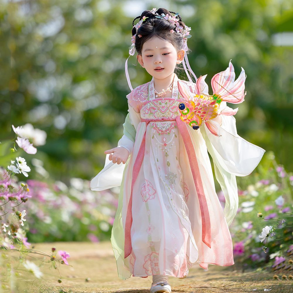 汉服女童春秋2025新款儿