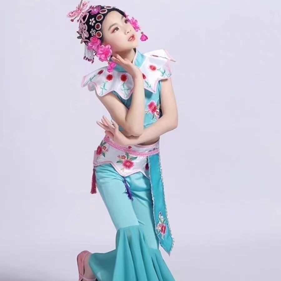 演出服少儿小花旦戏服舞