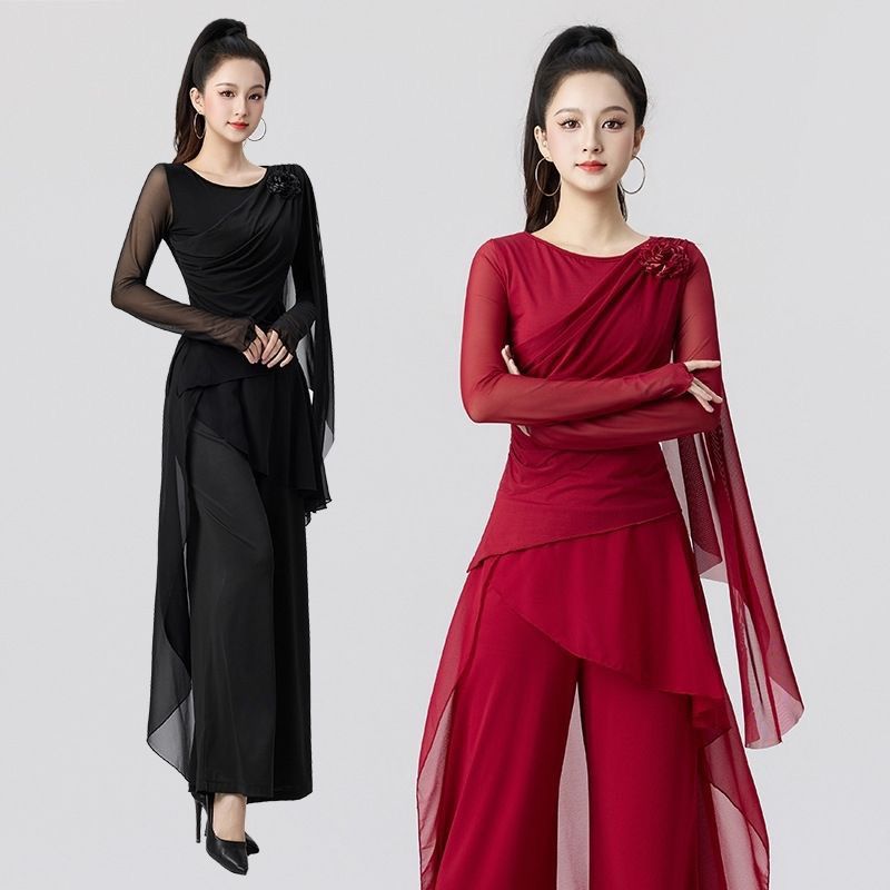 新款中国舞蹈练功服装女