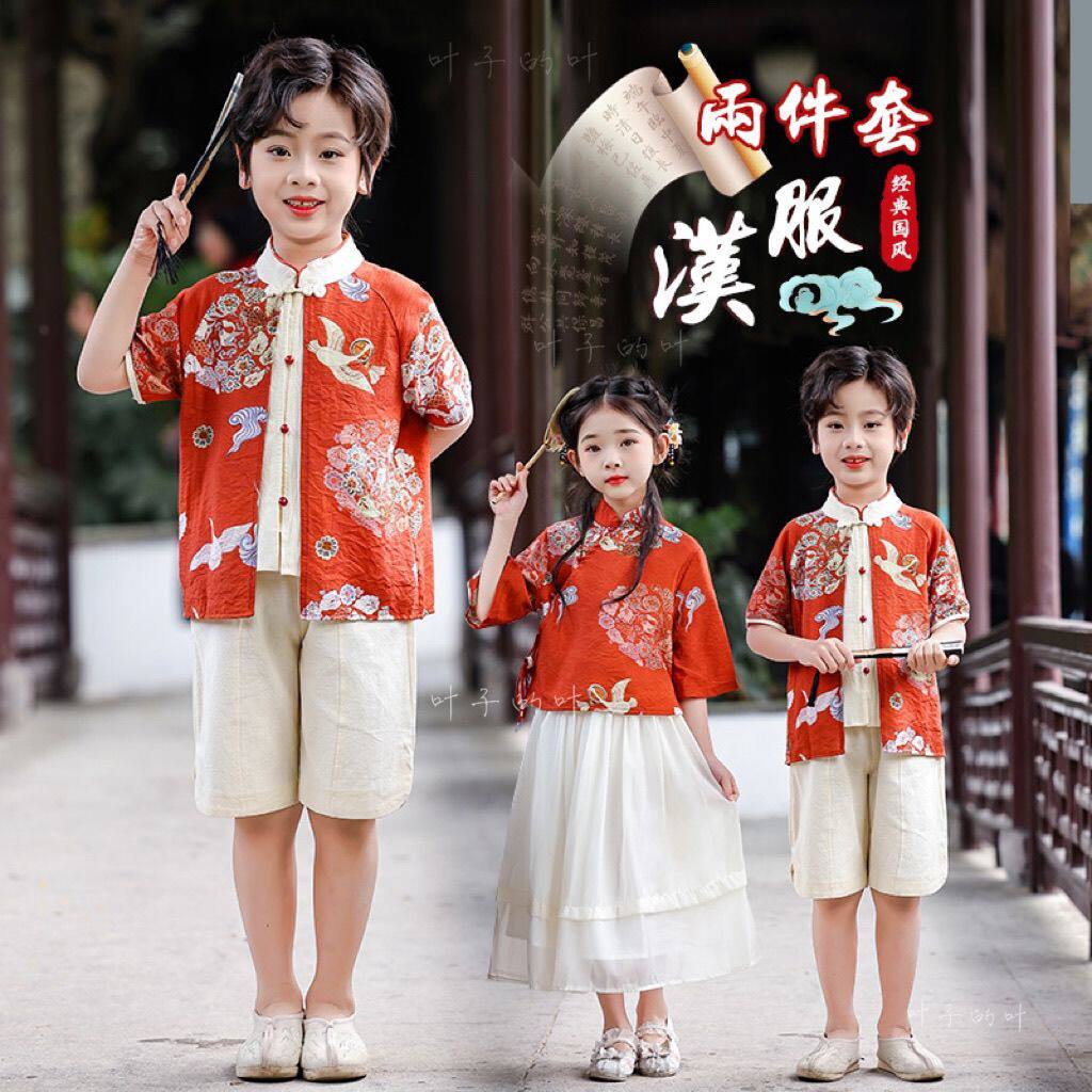 汉服套装男女中国风表演