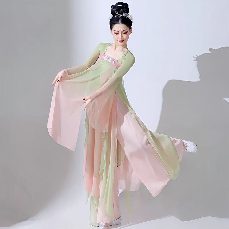 舞后古典舞服女练功飘逸