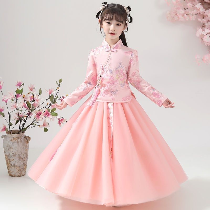 女童汉服秋冬款小女孩超